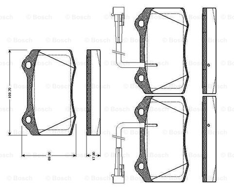 BOSCH 0 986 TB2 243 Brake...