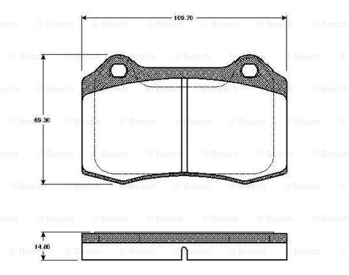 BOSCH 0 986 TB2 244 Brake...