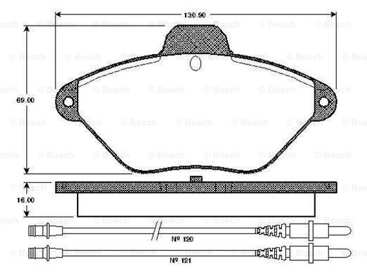 BOSCH 0 986 TB2 246 Brake...