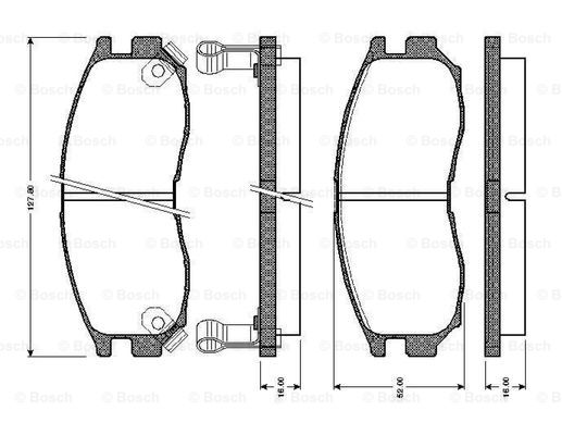 BOSCH 0 986 TB2 250 Brake...