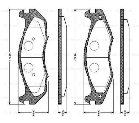 BOSCH 0 986 TB2 253 Brake...