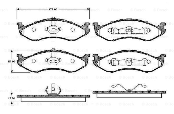 BOSCH 0 986 TB2 254 Brake...