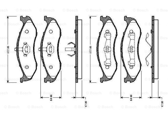 BOSCH 0 986 TB2 255 Brake...