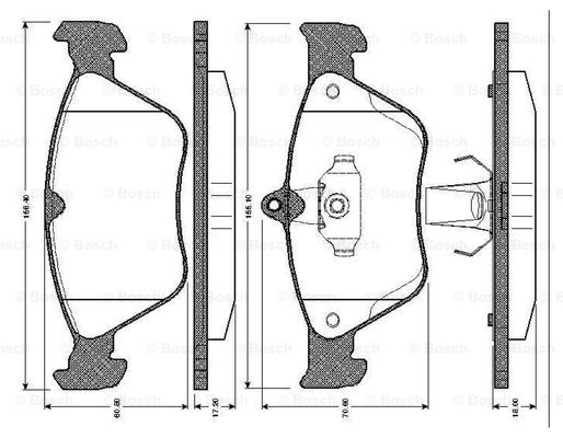 BOSCH 0 986 TB2 256 Brake...