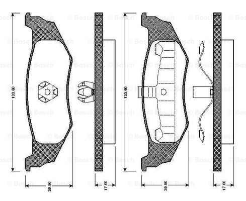 BOSCH 0 986 TB2 260 Brake...