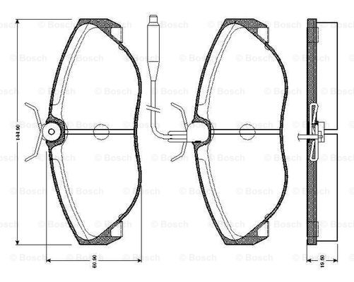 BOSCH 0 986 TB2 261 Brake...