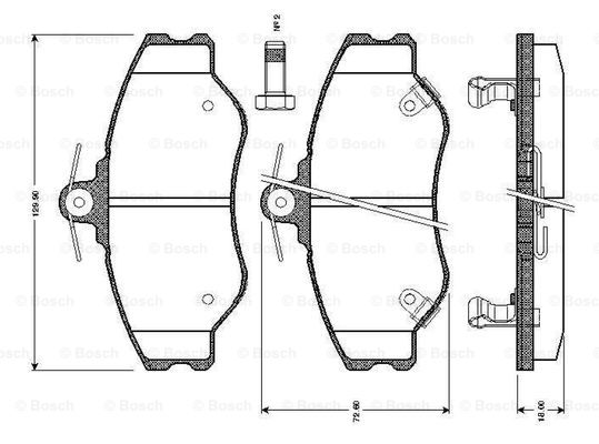 BOSCH 0 986 TB2 266 Brake...