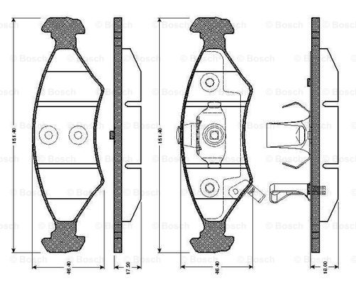 BOSCH 0 986 TB2 267 Brake...