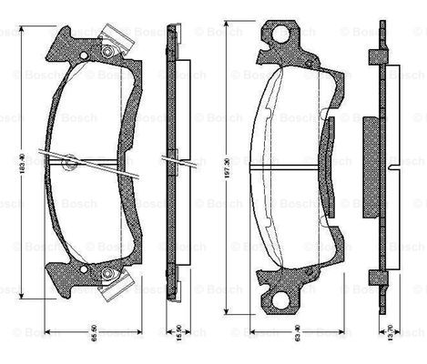 BOSCH 0 986 TB2 269 Brake...