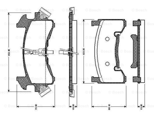 BOSCH 0 986 TB2 270 Brake...