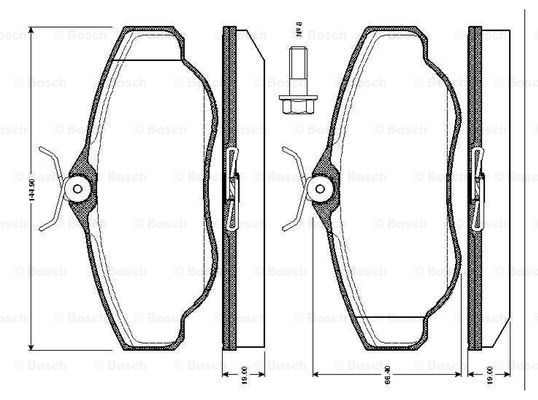 BOSCH 0 986 TB2 274 Brake...