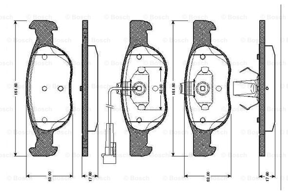 BOSCH 0 986 TB2 285 Brake...