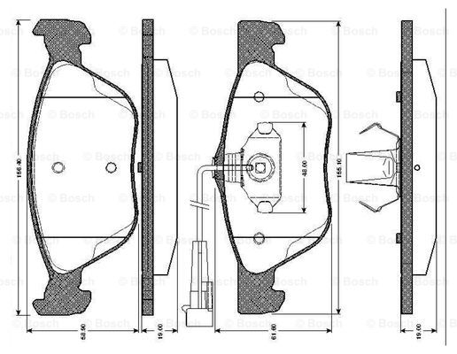 BOSCH 0 986 TB2 286 Brake...