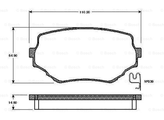 BOSCH 0 986 TB2 291 Brake...