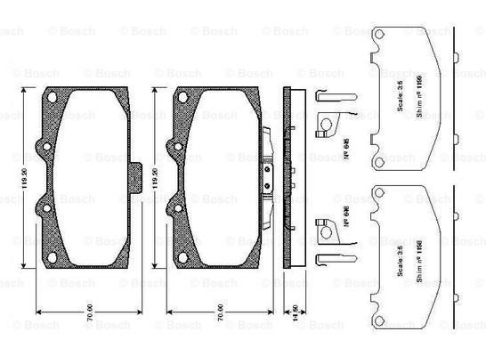 BOSCH 0 986 TB2 294 Brake...