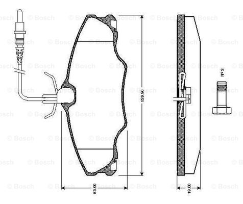 BOSCH 0 986 TB2 296 Brake...