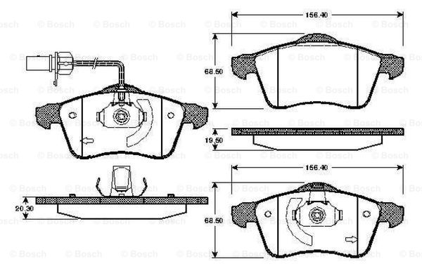 BOSCH 0 986 TB2 304 Brake...