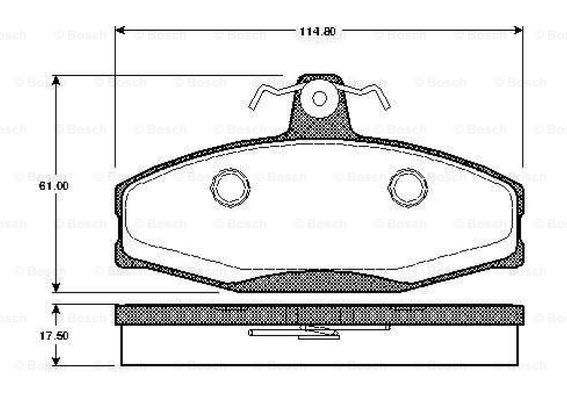 BOSCH 0 986 TB2 305 Brake...