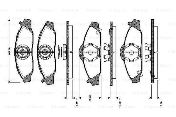 BOSCH 0 986 TB2 307 Brake...