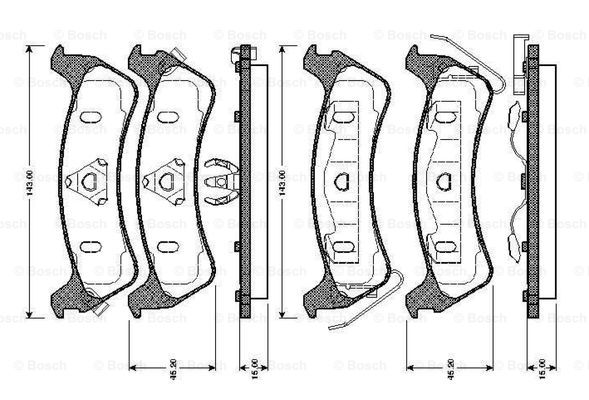 BOSCH 0 986 TB2 308 Brake...