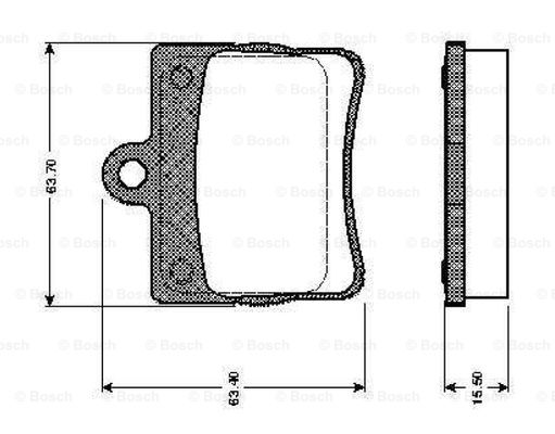 BOSCH 0 986 TB2 309 Brake...