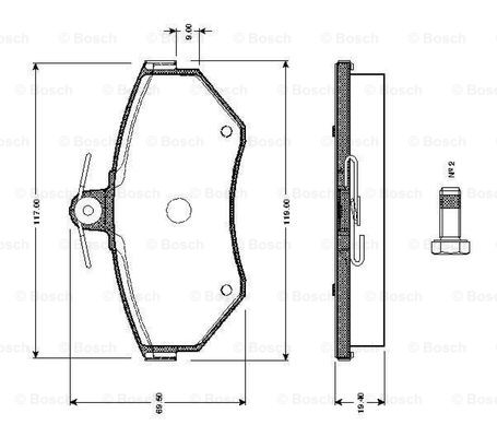 BOSCH 0 986 TB2 311 Brake...