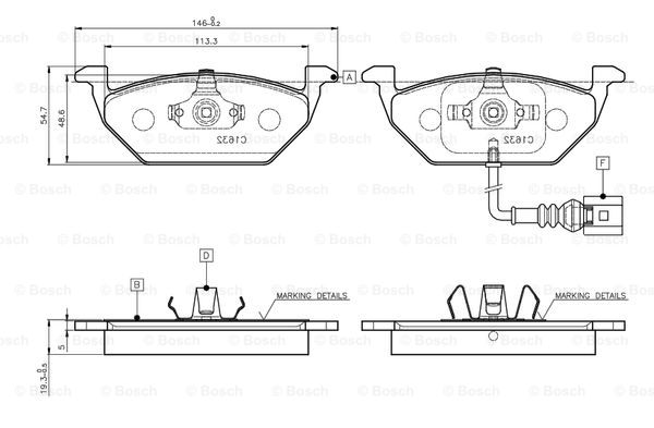 BOSCH 0 986 TB2 314 Brake...