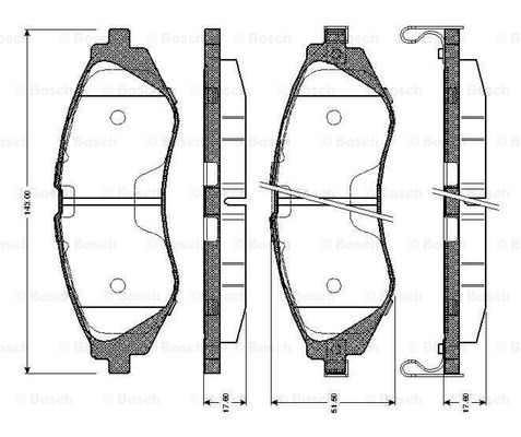 BOSCH 0 986 TB2 317 Brake...