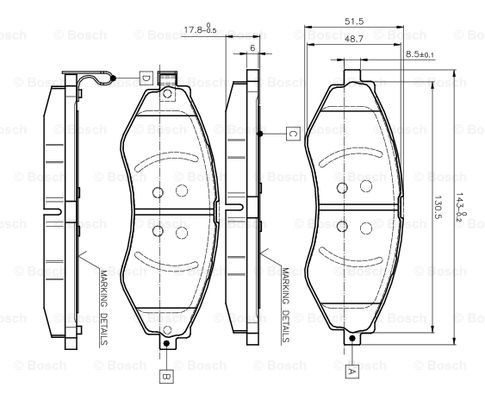 BOSCH 0 986 TB2 319 Brake...