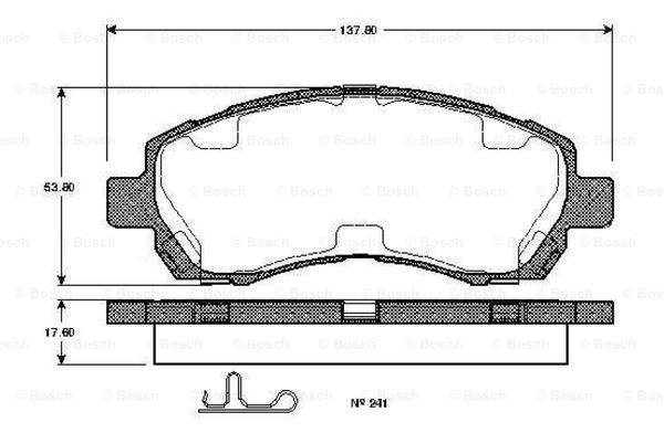 BOSCH 0 986 TB2 320 Brake...