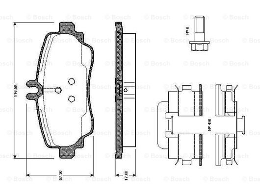 BOSCH 0 986 TB2 322 Brake...