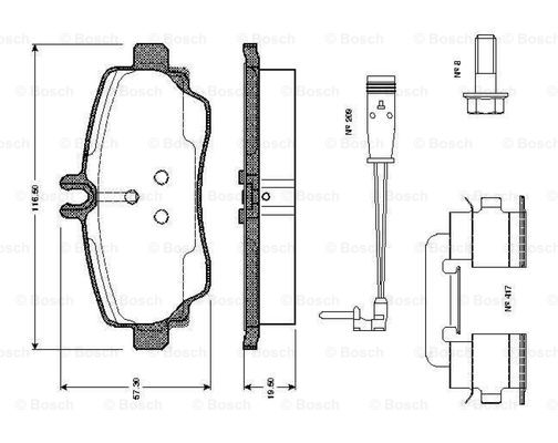 BOSCH 0 986 TB2 323 Brake...