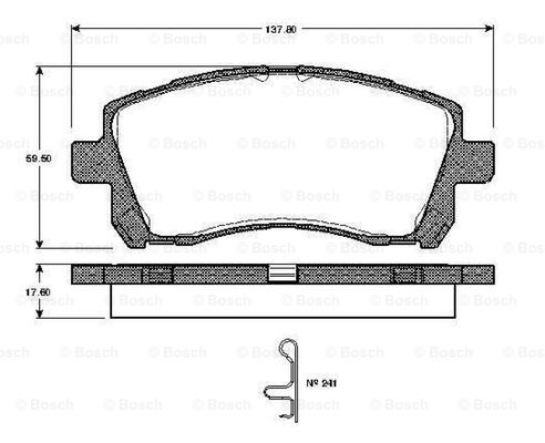 BOSCH 0 986 TB2 327 Brake...