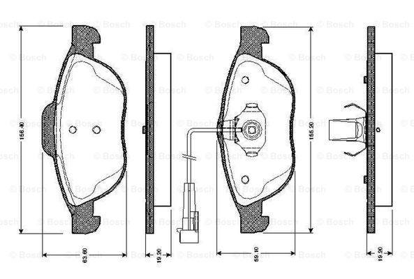 BOSCH 0 986 TB2 328 Brake...