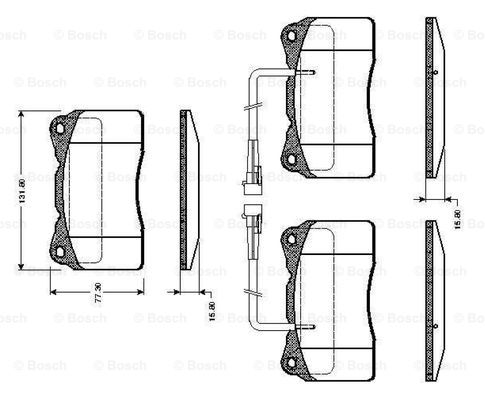 BOSCH 0 986 TB2 329 Brake...