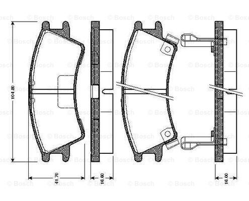 BOSCH 0 986 TB2 331 Brake...