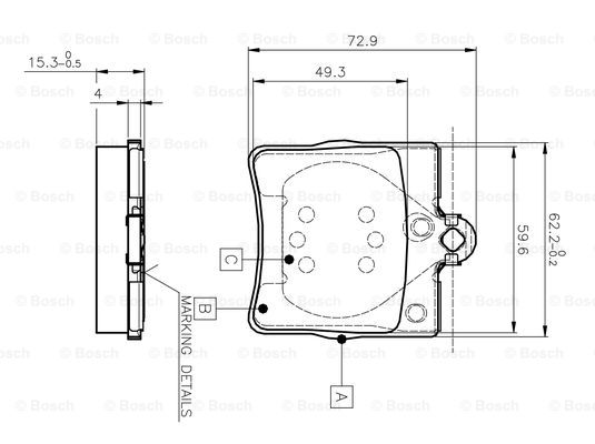 BOSCH 0 986 TB2 334 Brake...