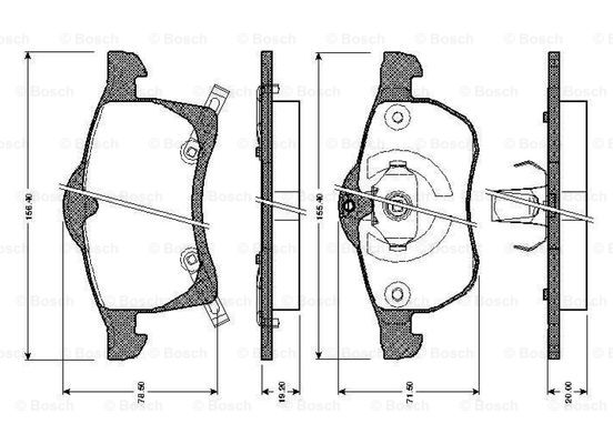 BOSCH 0 986 TB2 335 Brake...