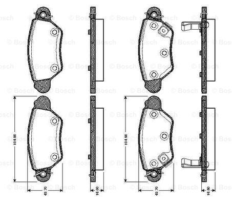 BOSCH 0 986 TB2 336 Brake...