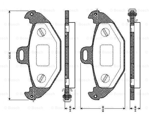 BOSCH 0 986 TB2 337 Brake...