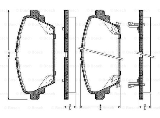 BOSCH 0 986 TB2 340 Brake...