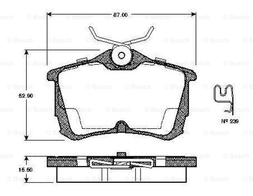 BOSCH 0 986 TB2 341 Brake...