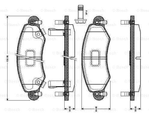 BOSCH 0 986 TB2 344 Brake...