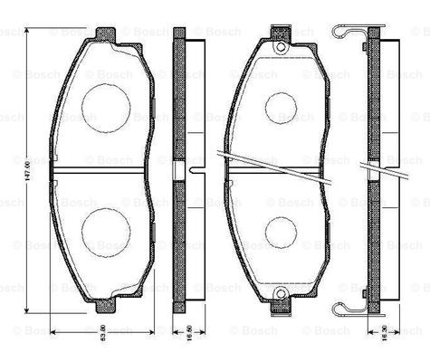 BOSCH 0 986 TB2 345 Brake...