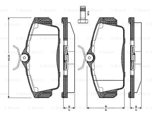 BOSCH 0 986 TB2 346 Brake...