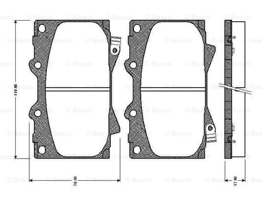 BOSCH 0 986 TB2 348 Brake...