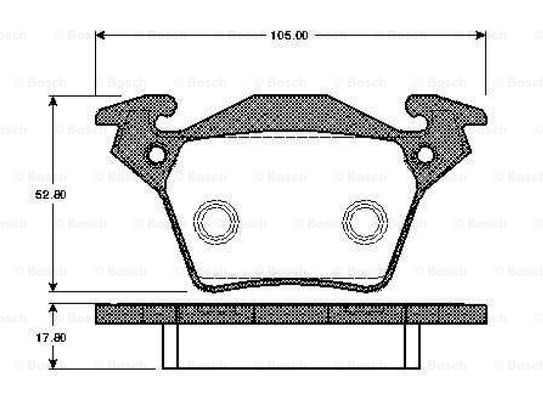 BOSCH 0 986 TB2 354 Brake...