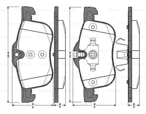 BOSCH 0 986 TB2 355 Brake...