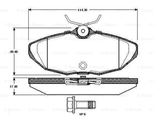 BOSCH 0 986 TB2 363 Brake...