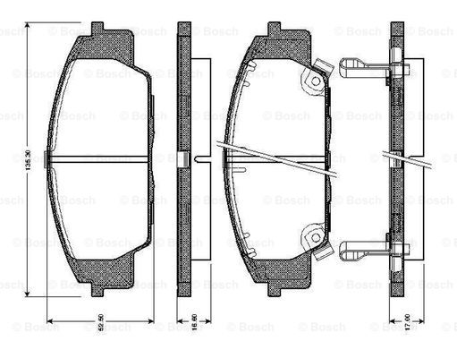 BOSCH 0 986 TB2 364 Brake...